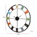 Round Numbers Multicolor Wall Clock